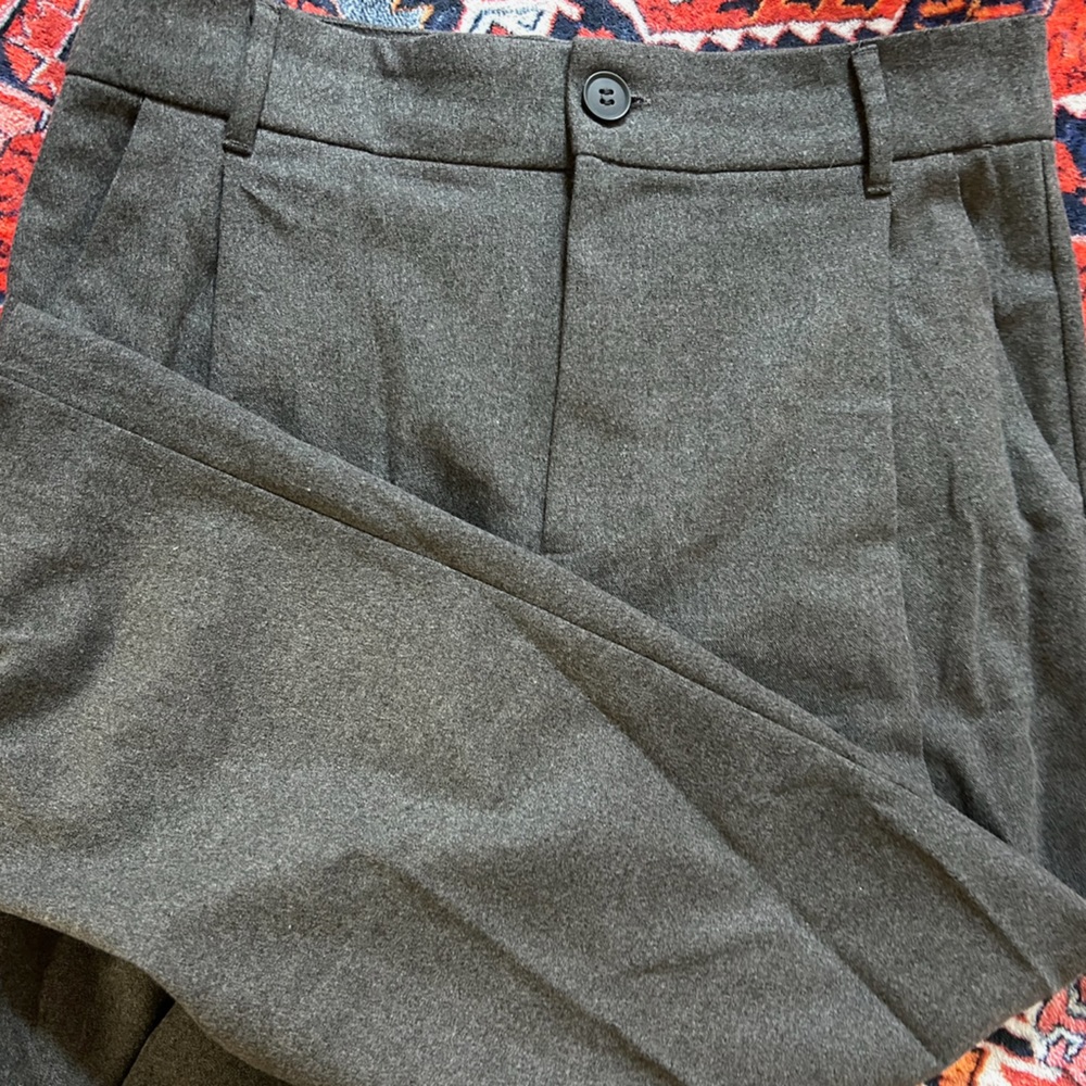 Zara‎ Grey Dress Pant Straight Leg M